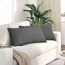 Sofa Kussens Donkergrijs Stof