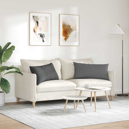 Sofa Kussens Donkergrijs Stof