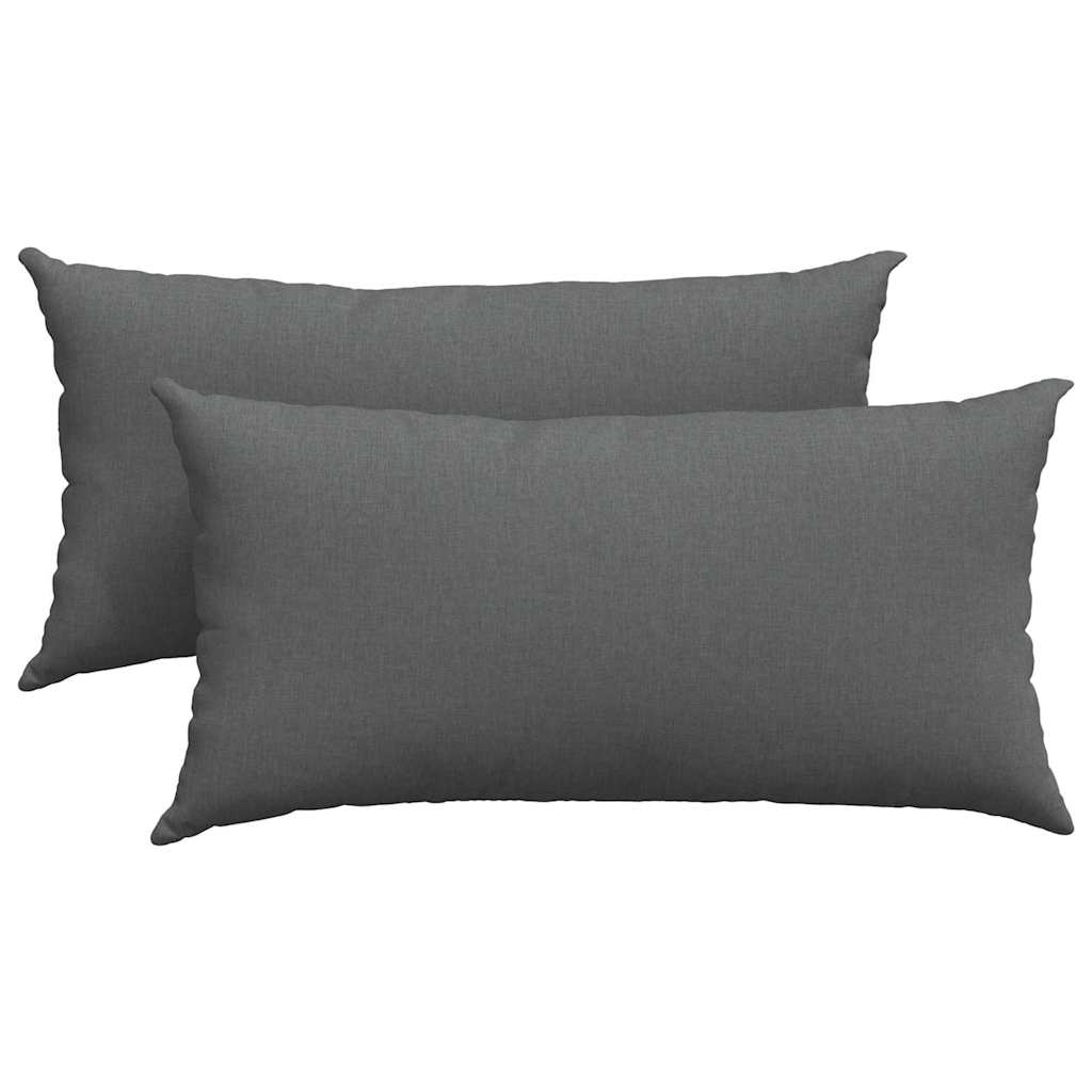 Sofa Kussens Donkergrijs Stof