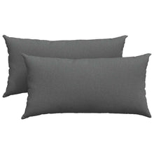 Sofa Kussens Donkergrijs Stof