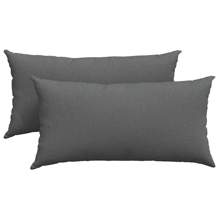 Sofa Kussens Donkergrijs Stof