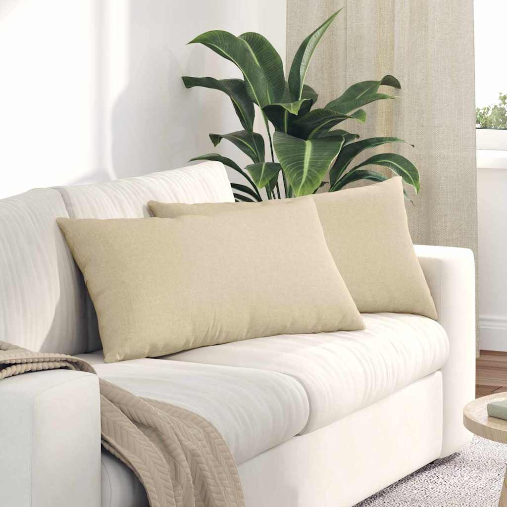 Sofa Kussens Crème Stof
