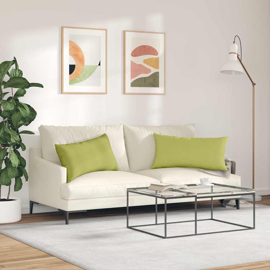 Sofa Kussens Lichtgroen Stof