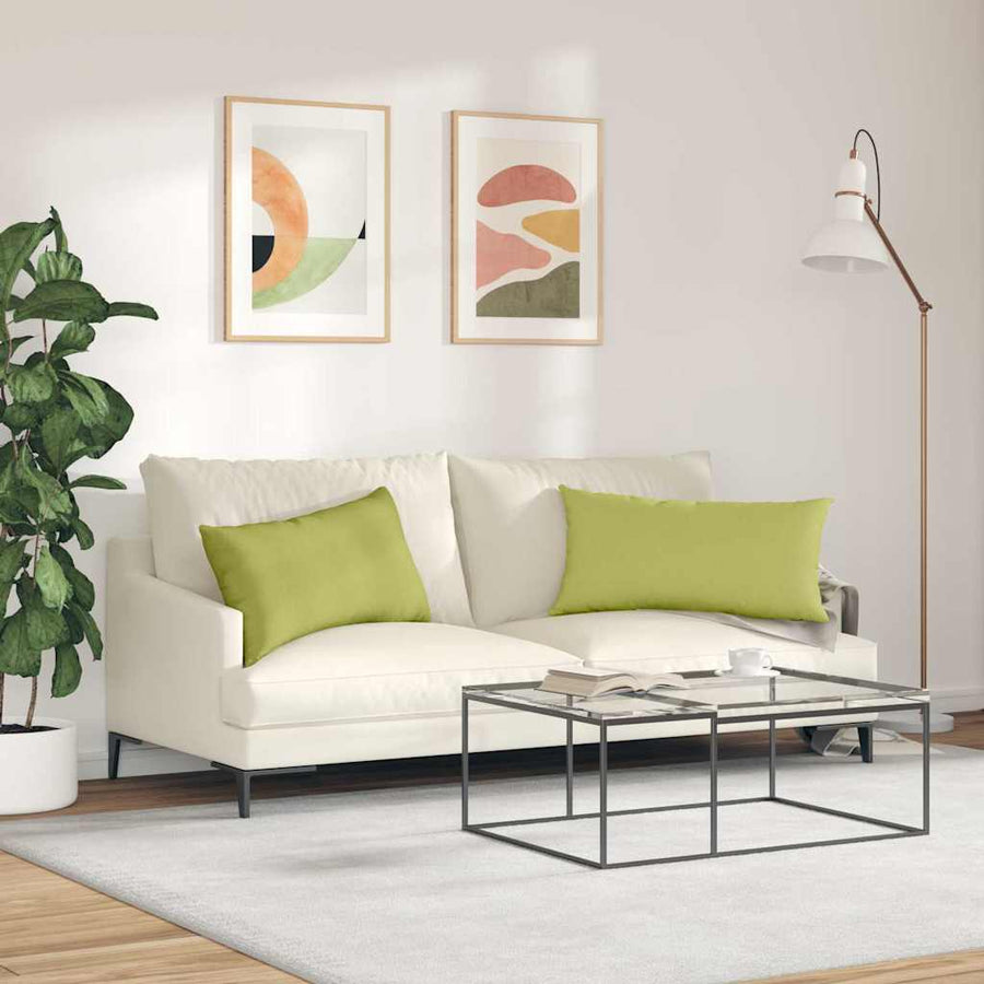 Sofa Kussens Lichtgroen Stof