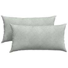 Sofa Kussens 2 pcs Lichtgrijs 80 x 40 cm Katoen Stof