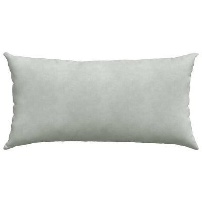 Sofa Kussens 2 pcs Lichtgrijs 80 x 40 cm Katoen Stof