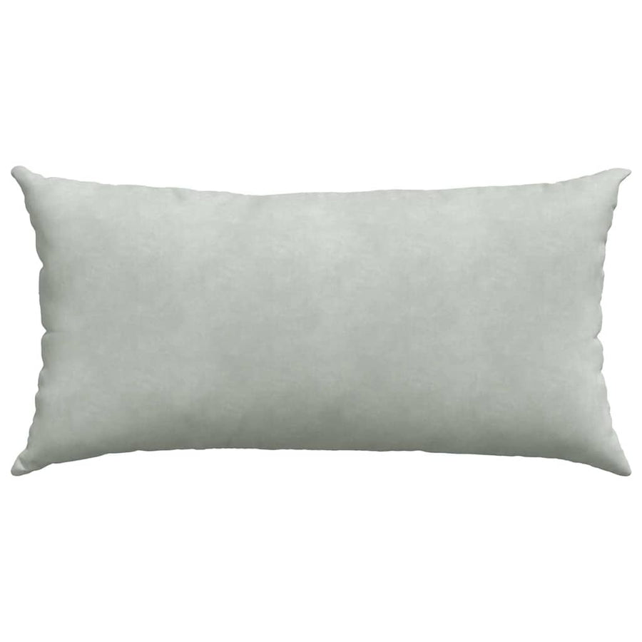 Sofa Kussens 2 pcs Lichtgrijs 80 x 40 cm Katoen Stof