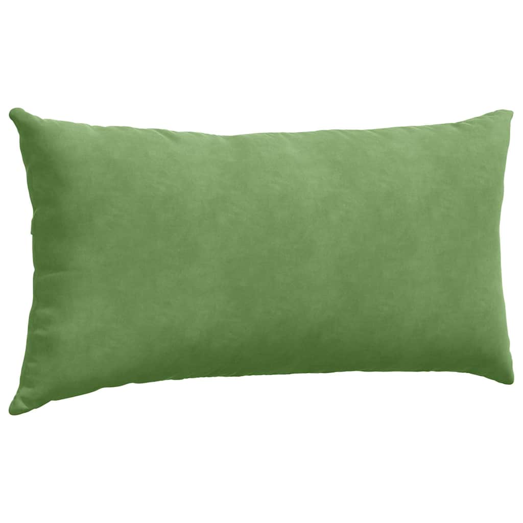 Sofa Kussens 2 pcs Lichtgroen 80 x 40 cm Katoen Stof