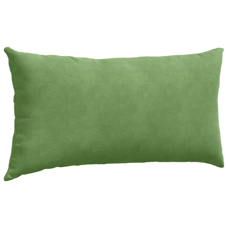 Sofa Kussens 2 pcs Lichtgroen 80 x 40 cm Katoen Stof
