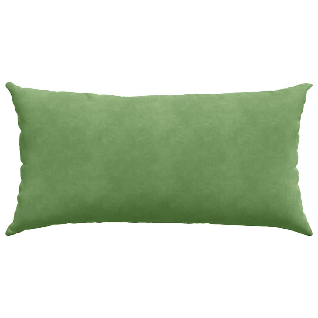 Sofa Kussens 2 pcs Lichtgroen 80 x 40 cm Katoen Stof