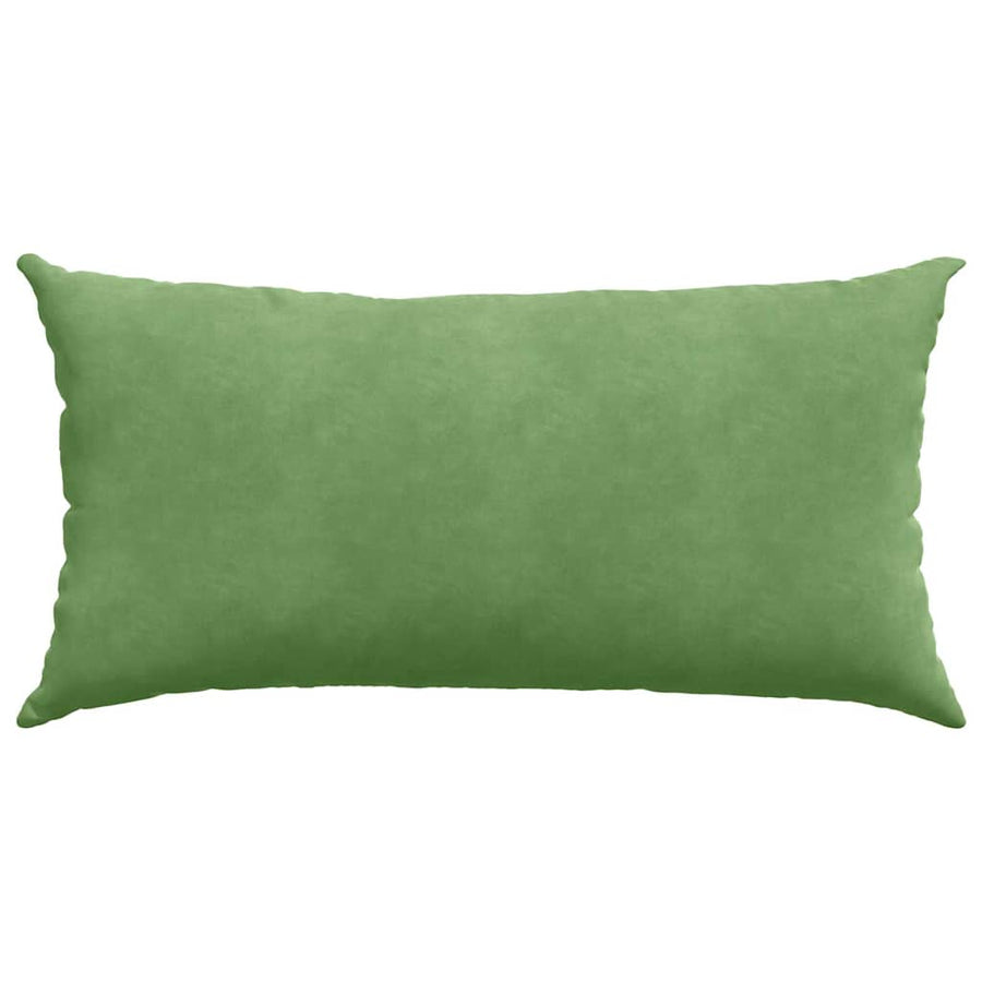Sofa Kussens 2 pcs Lichtgroen 80 x 40 cm Katoen Stof