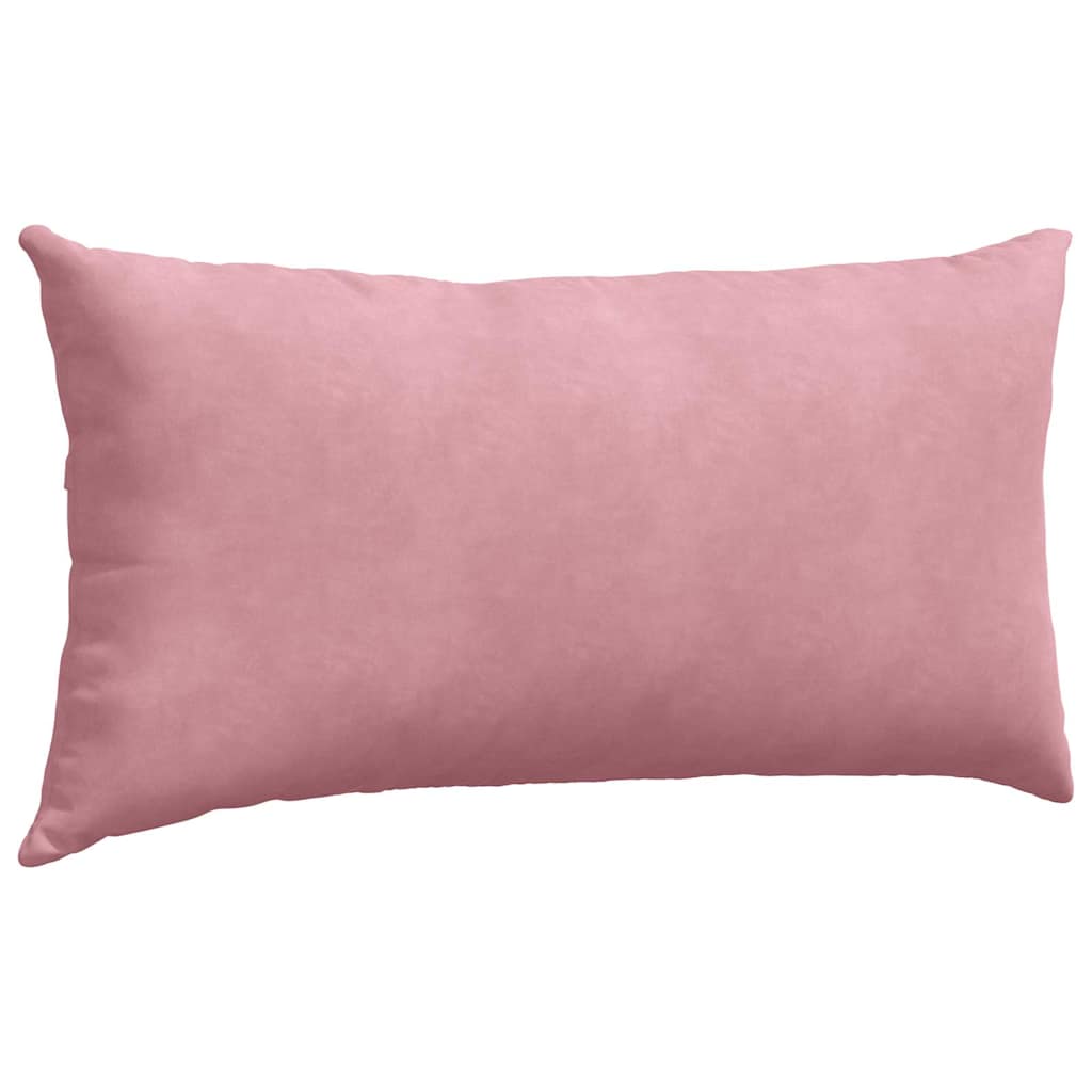 Sofa Kussens 2 pcs Roze 80 x 40 cm Katoen Stof