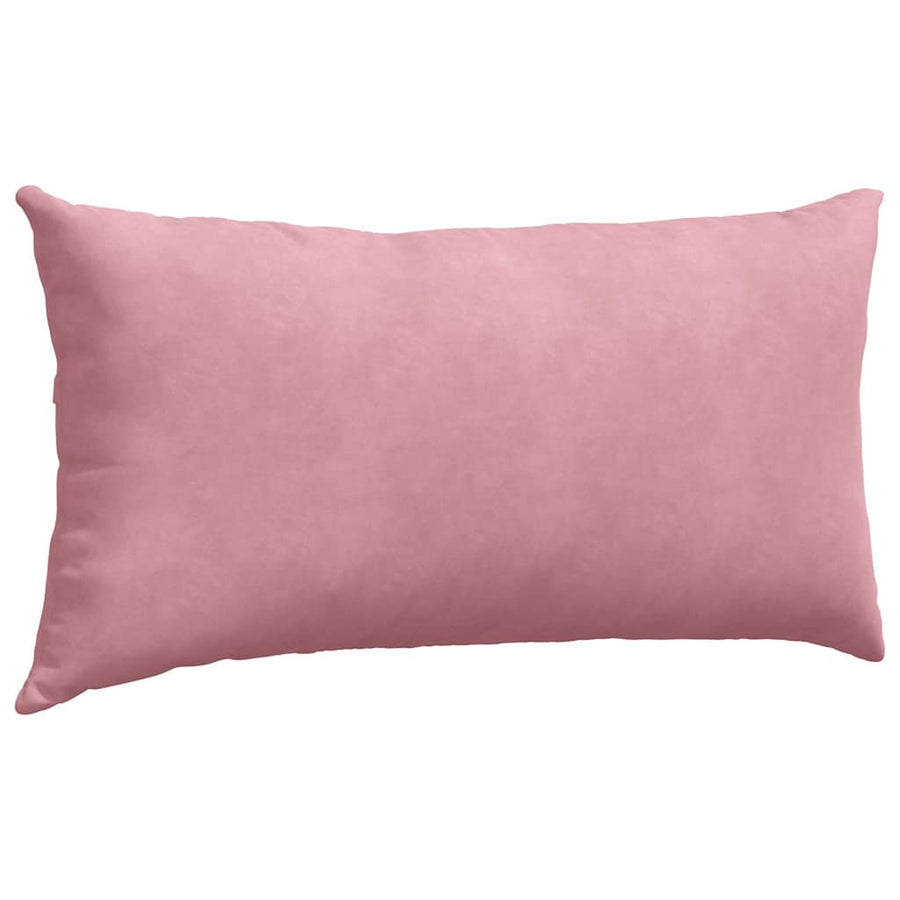Sofa Kussens 2 pcs Roze 80 x 40 cm Katoen Stof