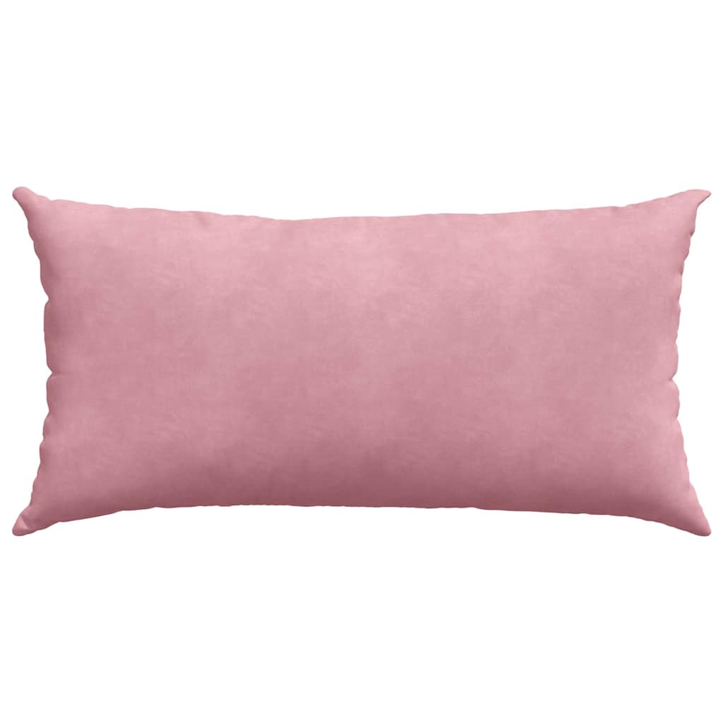 Sofa Kussens 2 pcs Roze 80 x 40 cm Katoen Stof