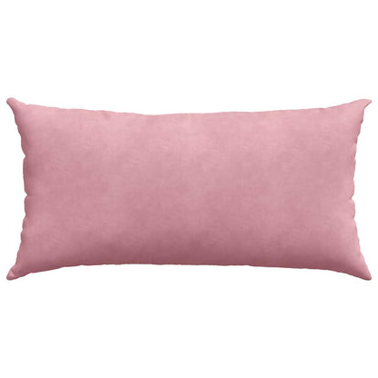 Sofa Kussens 2 pcs Roze 80 x 40 cm Katoen Stof