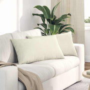 Sofakussens 2 stuks crème 80x40 cm corduroy