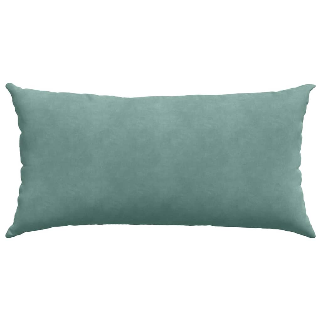 Sofa Kussens 2 pcs Zeegroen 80 x 40 cm Katoen Stof