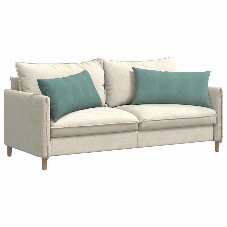 Sofa Kussens 2 pcs Zeegroen 80 x 40 cm Katoen Stof