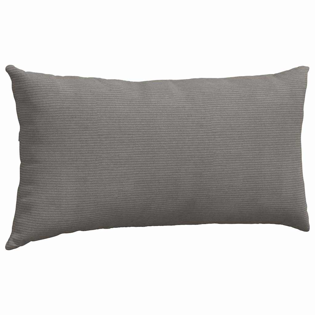 Sofa Kussens 2 pcs Lichtgrijs 80 x 40 cm Katoen Stof