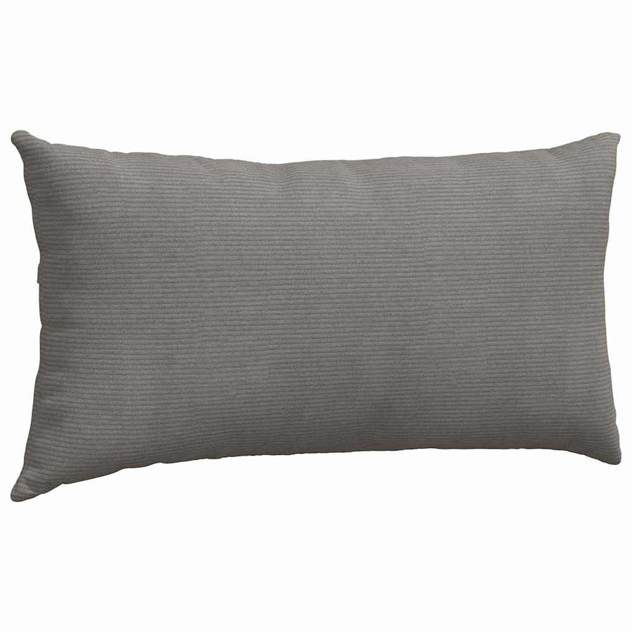 Sofa Kussens 2 pcs Lichtgrijs 80 x 40 cm Katoen Stof