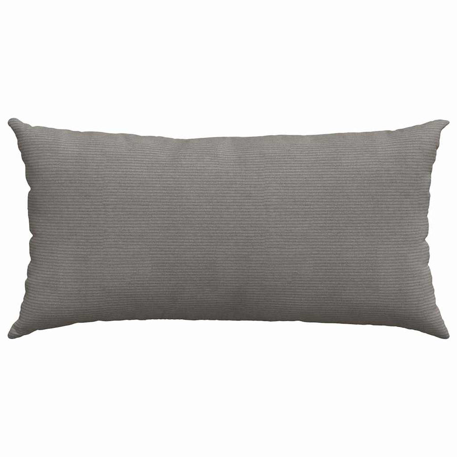 Sofa Kussens 2 pcs Lichtgrijs 80 x 40 cm Katoen Stof