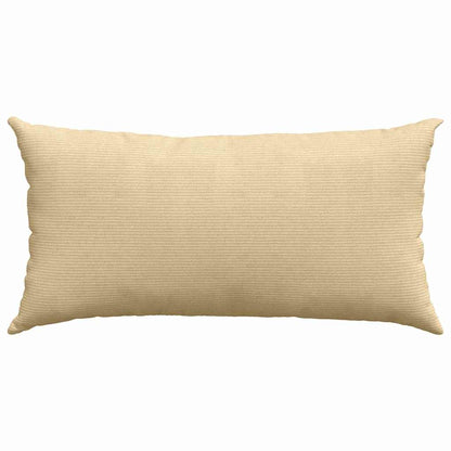 Sofa Kussens 2 pcs Grijs groen 80 x 40 cm Katoen Stof