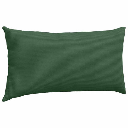 Sofa Kussens 2 pcs Donkergroen 80 x 40 cm Katoen Stof