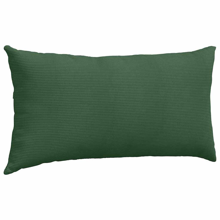 Sofa Kussens 2 pcs Donkergroen 80 x 40 cm Katoen Stof