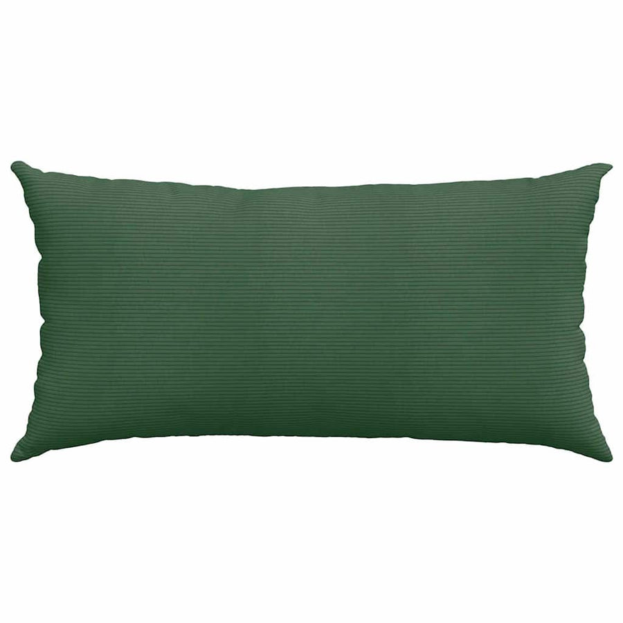 Sofa Kussens 2 pcs Donkergroen 80 x 40 cm Katoen Stof