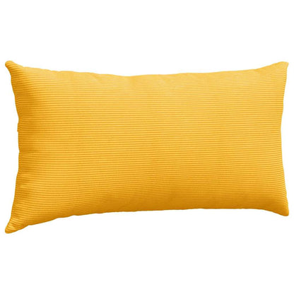 Sofa Kussens 2 pcs Lichtgeel 80 x 40 cm Katoen Stof