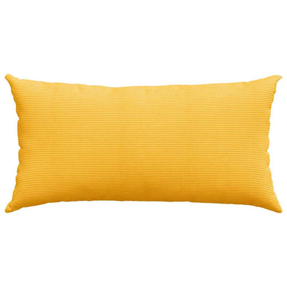 Sofa Kussens 2 pcs Lichtgeel 80 x 40 cm Katoen Stof