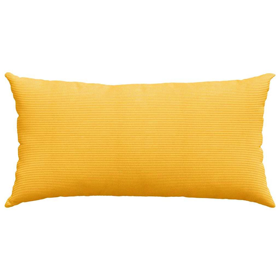 Sofa Kussens 2 pcs Lichtgeel 80 x 40 cm Katoen Stof