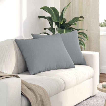 Sofa Kussens Lichtgrijs Stof