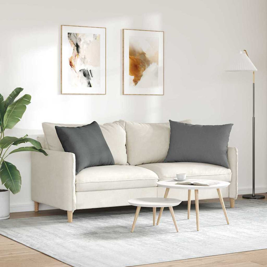 Sofa Kussens Donkergrijs Stof