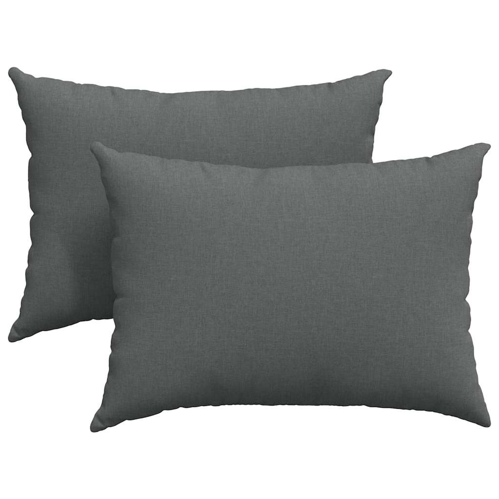 Sofa Kussens Donkergrijs Stof
