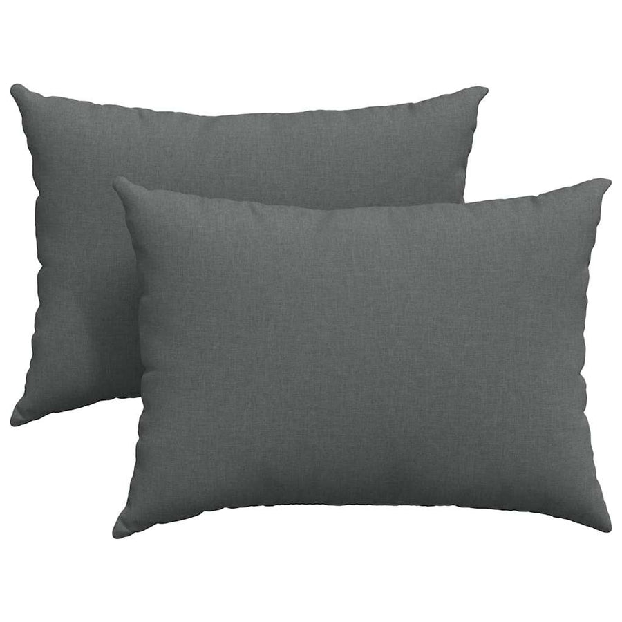 Sofa Kussens Donkergrijs Stof