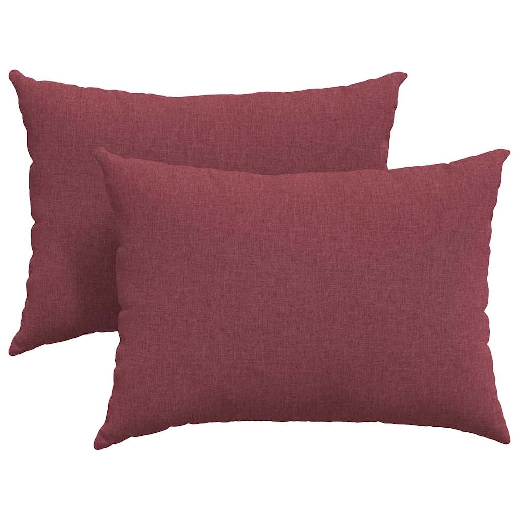 Sofa Kussens Wijnrood Stof