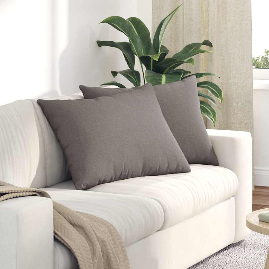 Sofa Kussens Taupe Stof