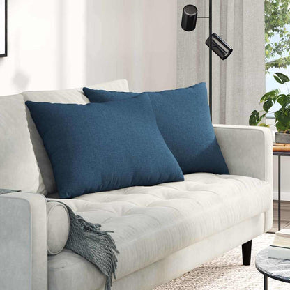 Sofa Kussens Blauw Stof
