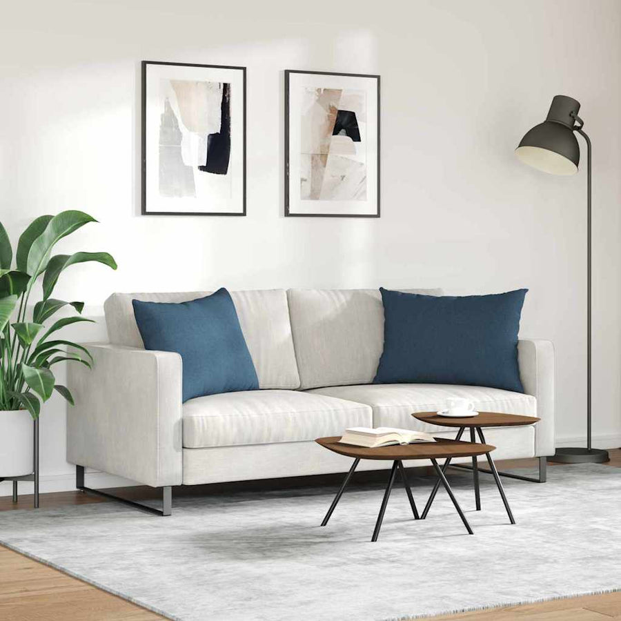 Sofa Kussens Blauw Stof