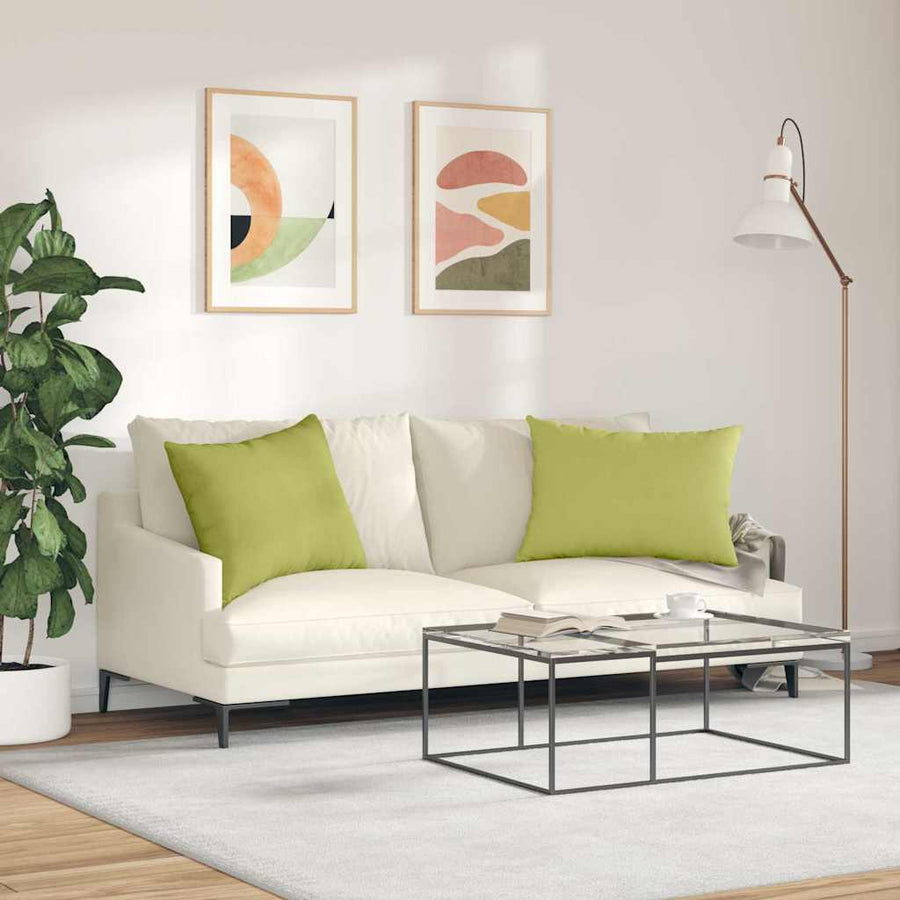Sofa Kussens Lichtgroen Stof