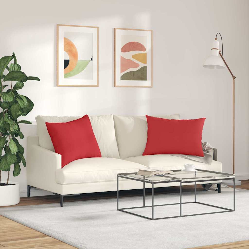 Sofa Kussens Rood Stof