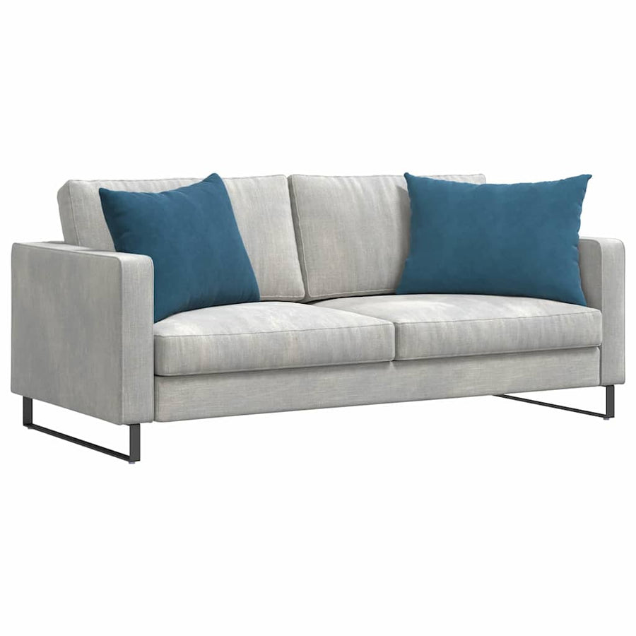 Sofa Kussens 2 pcs Blauw 70 x 50 cm Katoen Stof