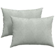 Sofa Kussens 2 pcs Lichtgrijs 70 x 50 cm Katoen Stof