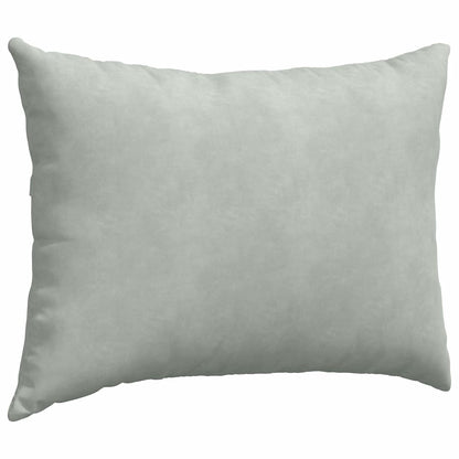 Sofa Kussens 2 pcs Lichtgrijs 70 x 50 cm Katoen Stof