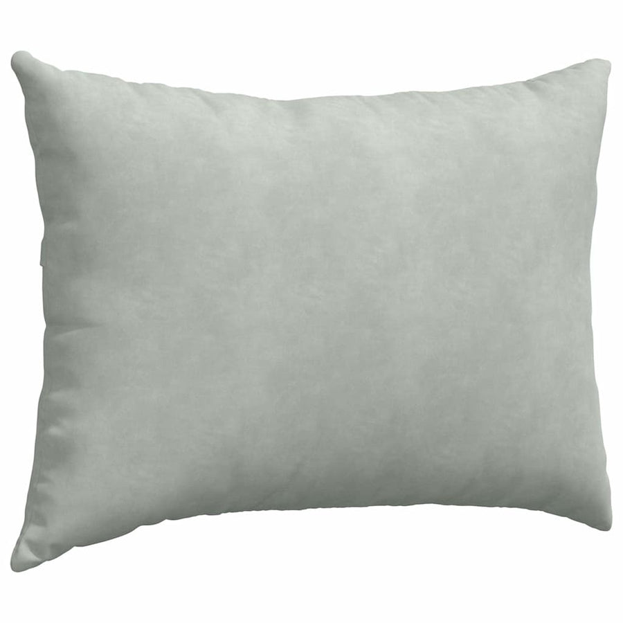 Sofa Kussens 2 pcs Lichtgrijs 70 x 50 cm Katoen Stof