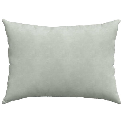Sofa Kussens 2 pcs Lichtgrijs 70 x 50 cm Katoen Stof