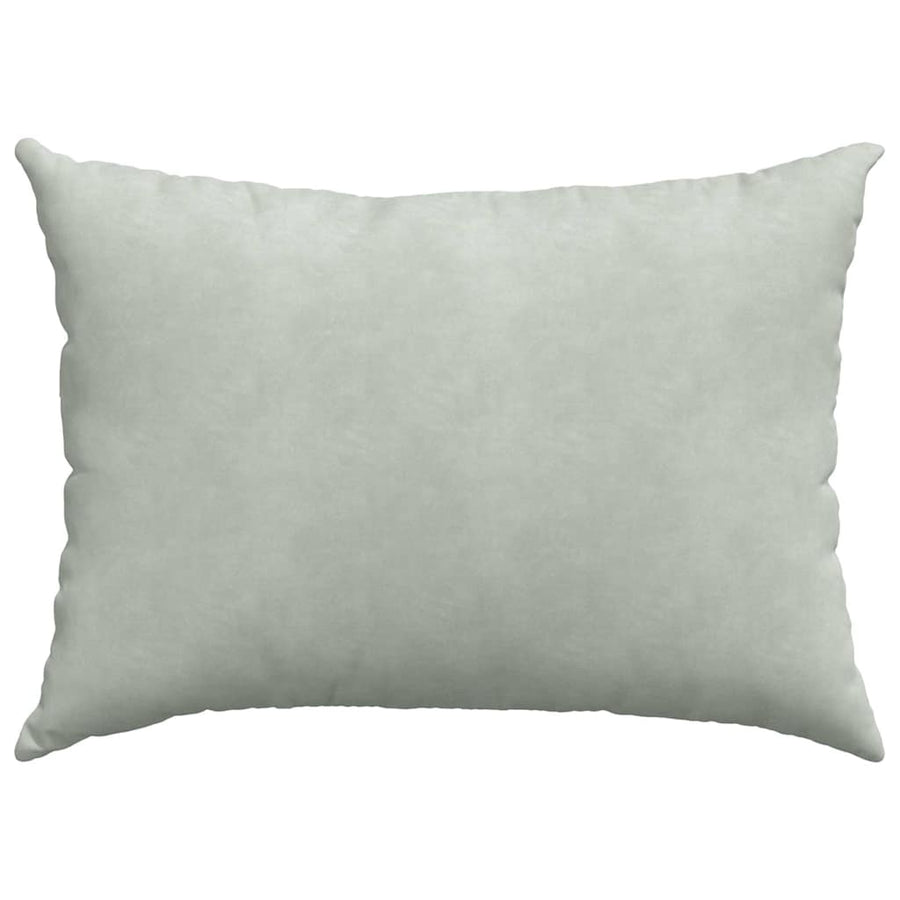 Sofa Kussens 2 pcs Lichtgrijs 70 x 50 cm Katoen Stof