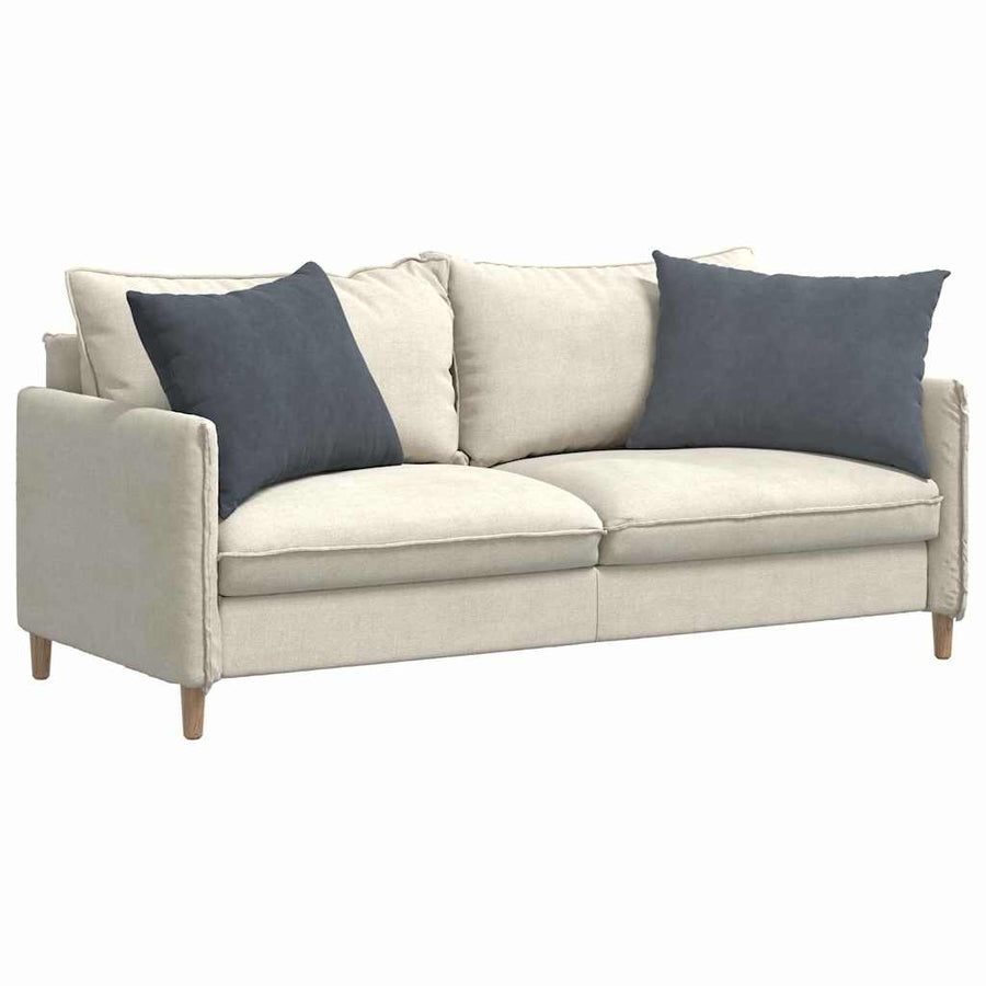 Sofa Kussens 2 pcs Donkergrijs 70 x 50 cm Katoen Stof