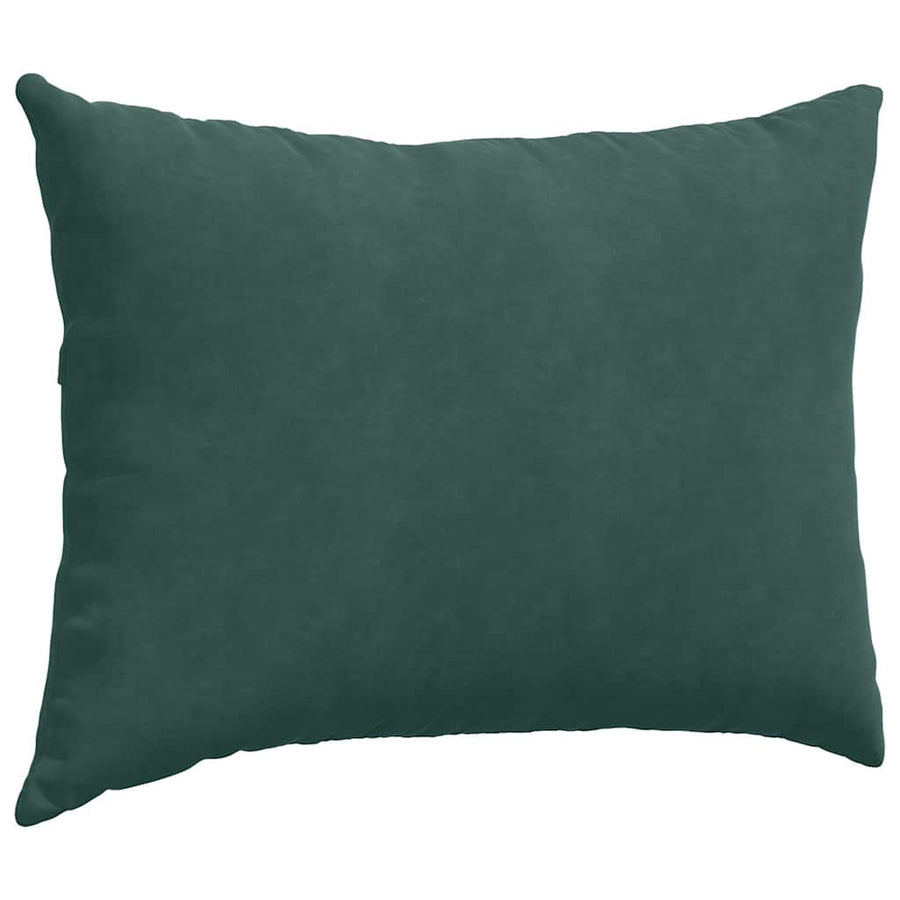 Sofa Kussens 2 pcs Donkergroen 70 x 50 cm Katoen Stof